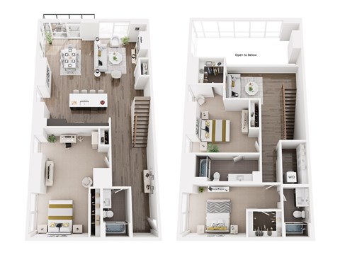 Floor plan for 3 beds, 3 baths, 2503 sqft